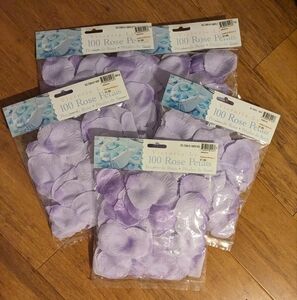 Fabric Rose Petals | Light Purple